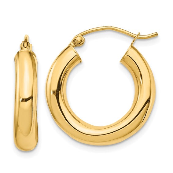 Tube Hoop Earrings