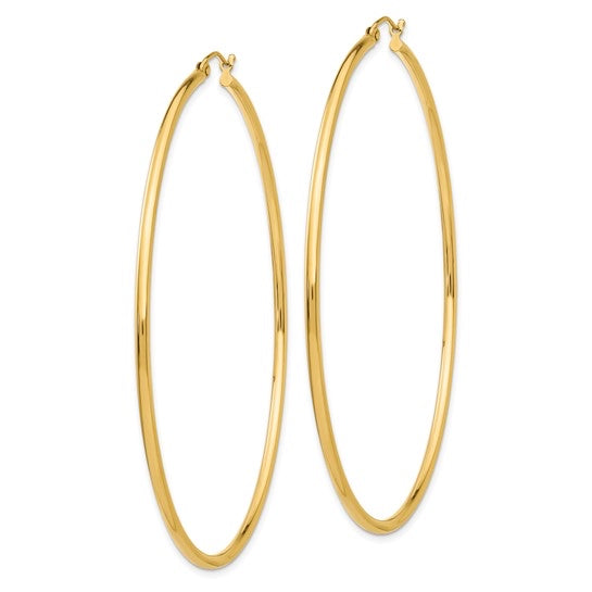 Polished Hoop Earrings