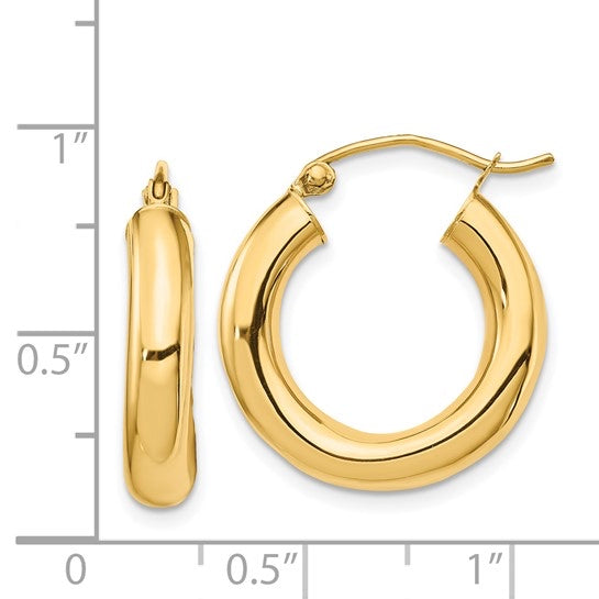 Tube Hoop Earrings