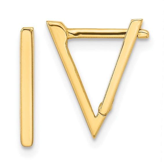 Triangle Hoop Earrings