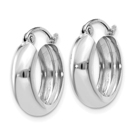 Round Hoop Earrings