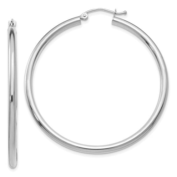 White Gold Hoop earrings