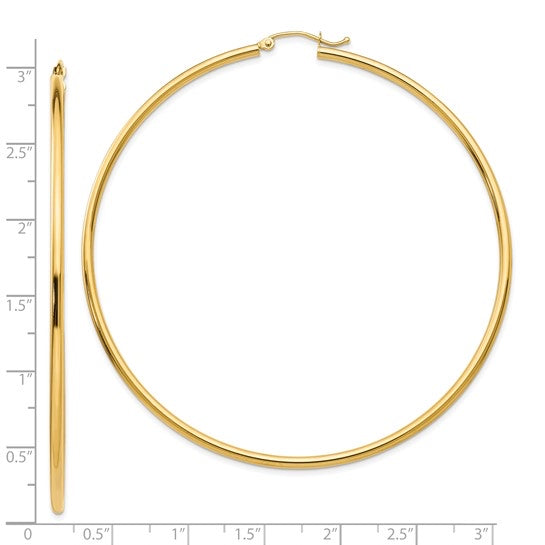 Polished Hoop Earrings