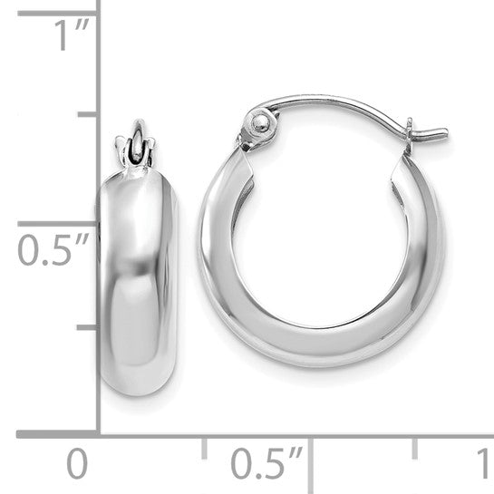 Round Hoop Earrings