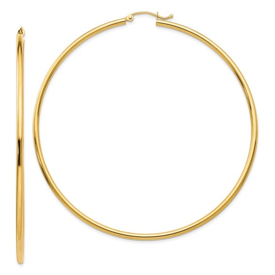 Polished Hoop Earrings