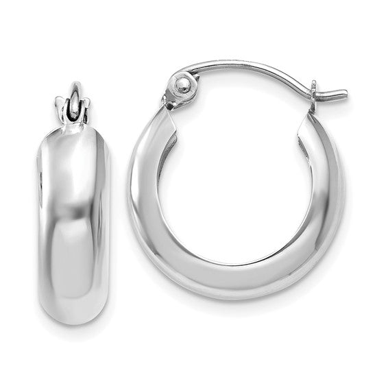 Round Hoop Earrings