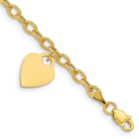 Dangle Heart Bracelet